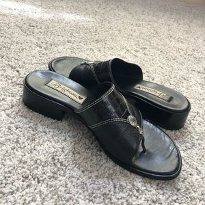 Brighton Black Sandals